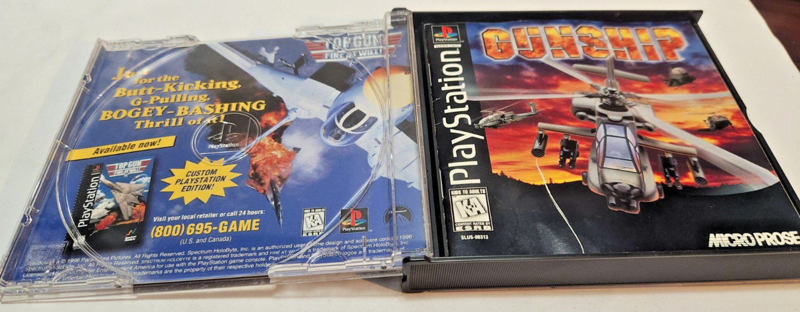 Playstation Gunship PS1 Video Game