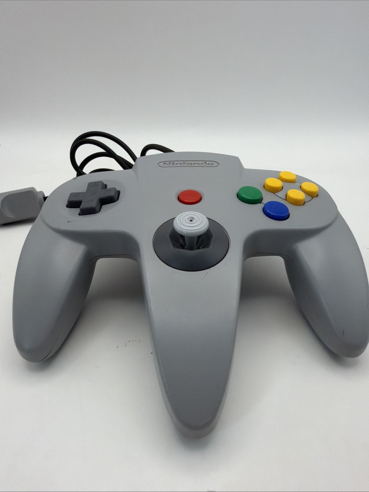 Nintendo 64 N64 Console Bundle Gray Controller OEM Cables Tested Works Great