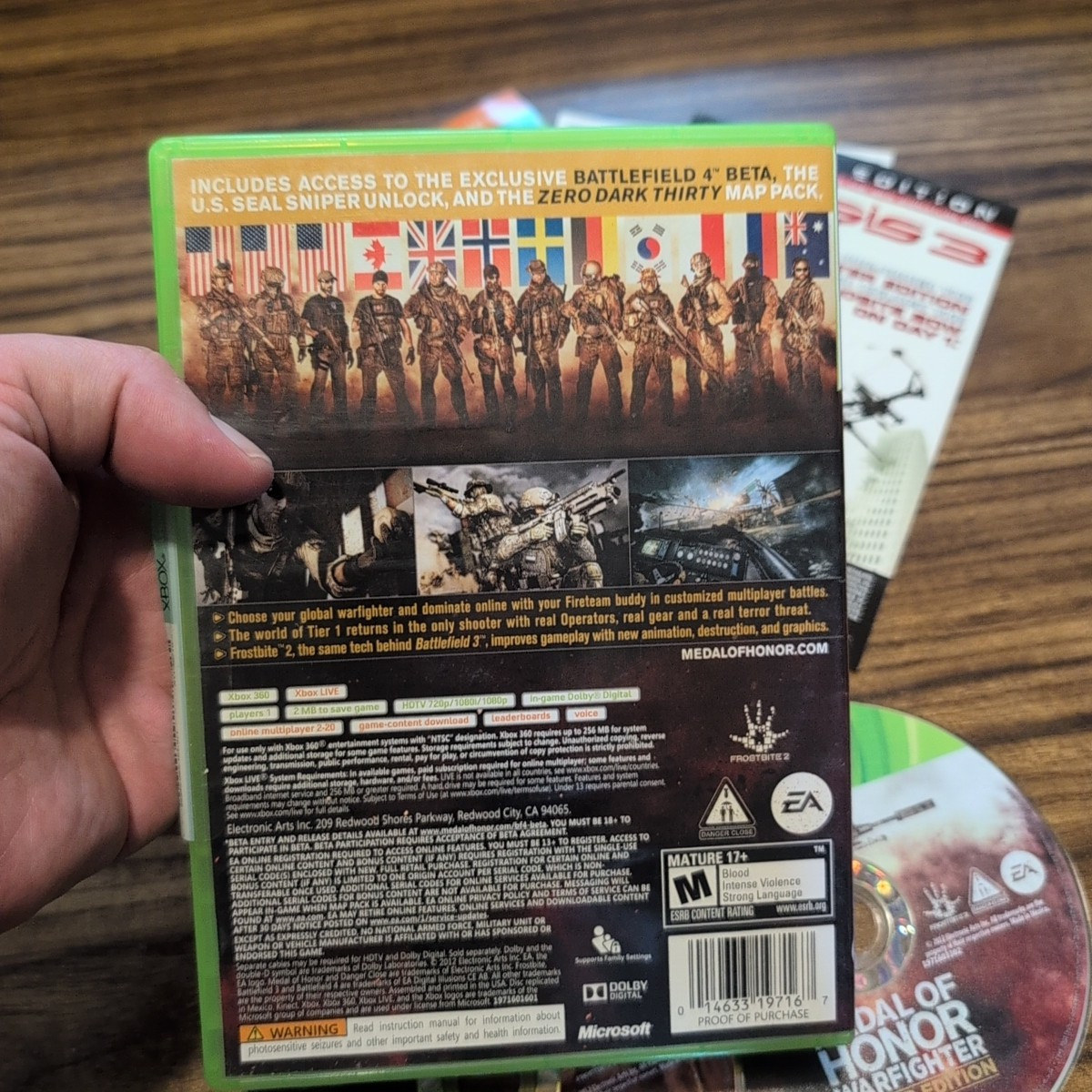 Medal of Honor: Warfighter Limited Edition (Xbox 360, 2012) Complete Tested CIB