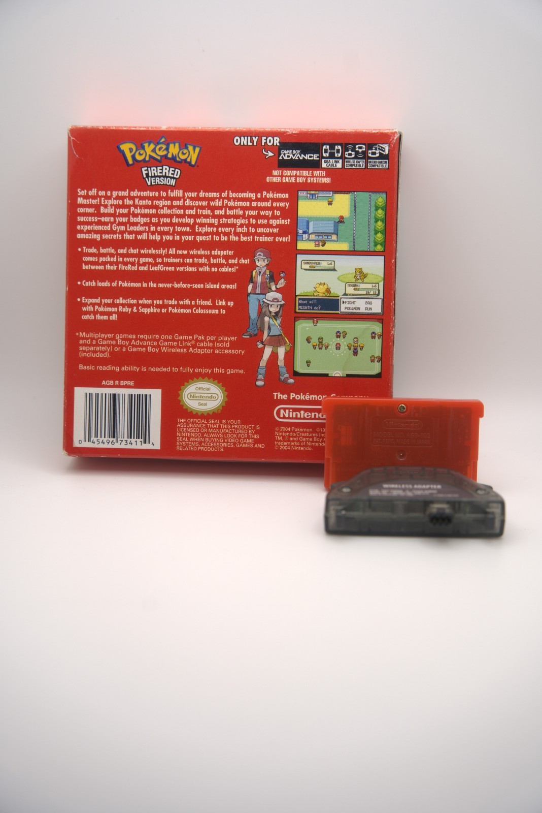 Pokemon FireRed (Game Boy Advance, 2004)