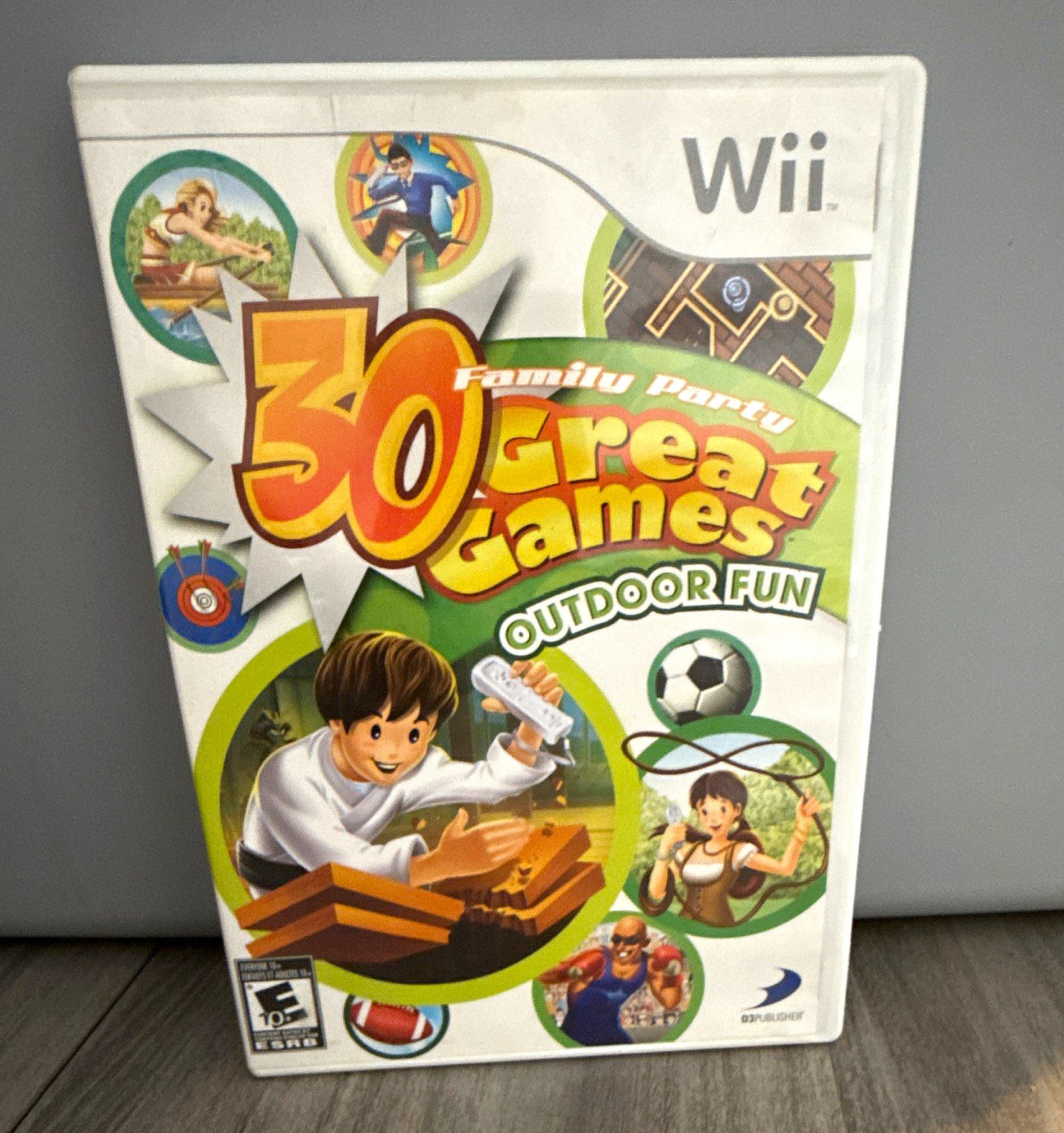 D3Publisher Family Party: 30 Great Games Outdoor Fun Wii E10+ NTSC Manual