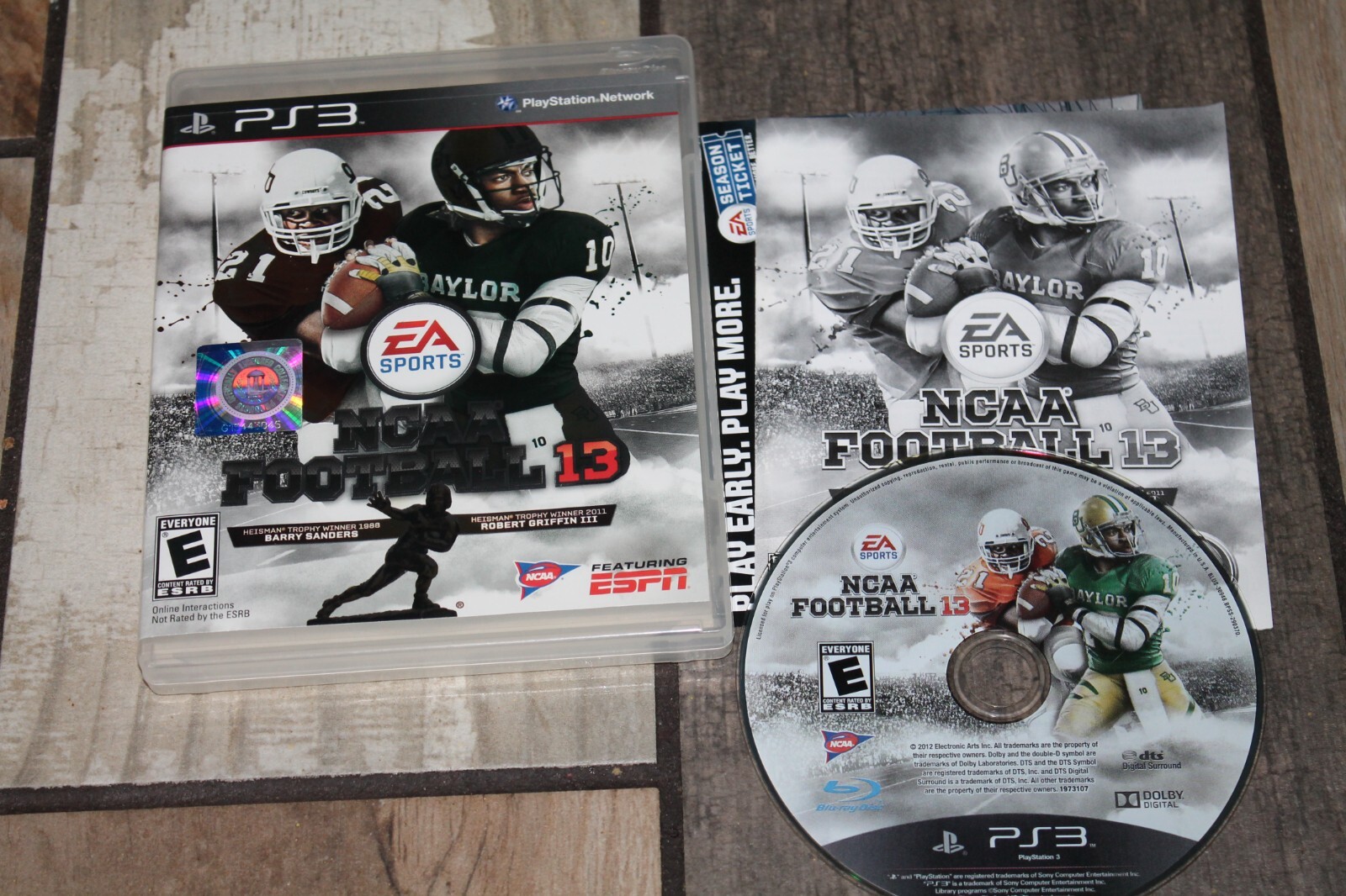NCAA Football 13 2013 (Sony Playstation 3/PS3) – COMPLETE TESTED! FREE SHIPPING!