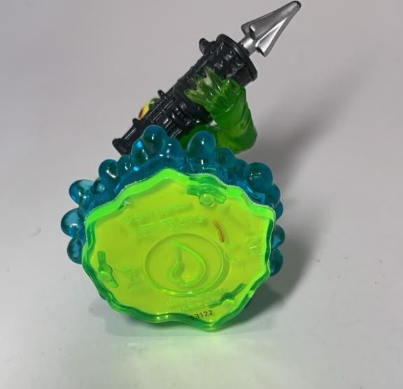 Clear Green Gill Grunt Skylanders Spyros Adventure Imaginators