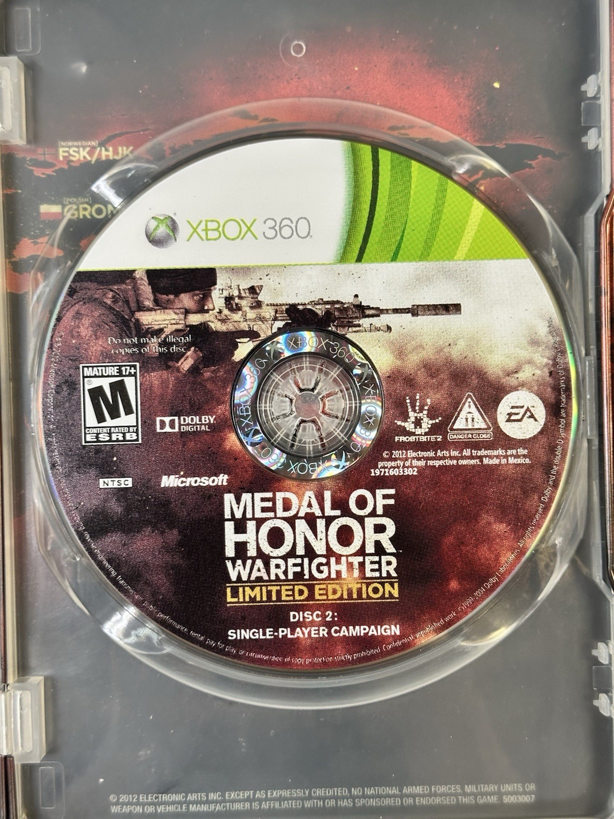 Medal of Honor Warfighter Limited Edition Steelbook CIB – Xbox 360 **TESTED**