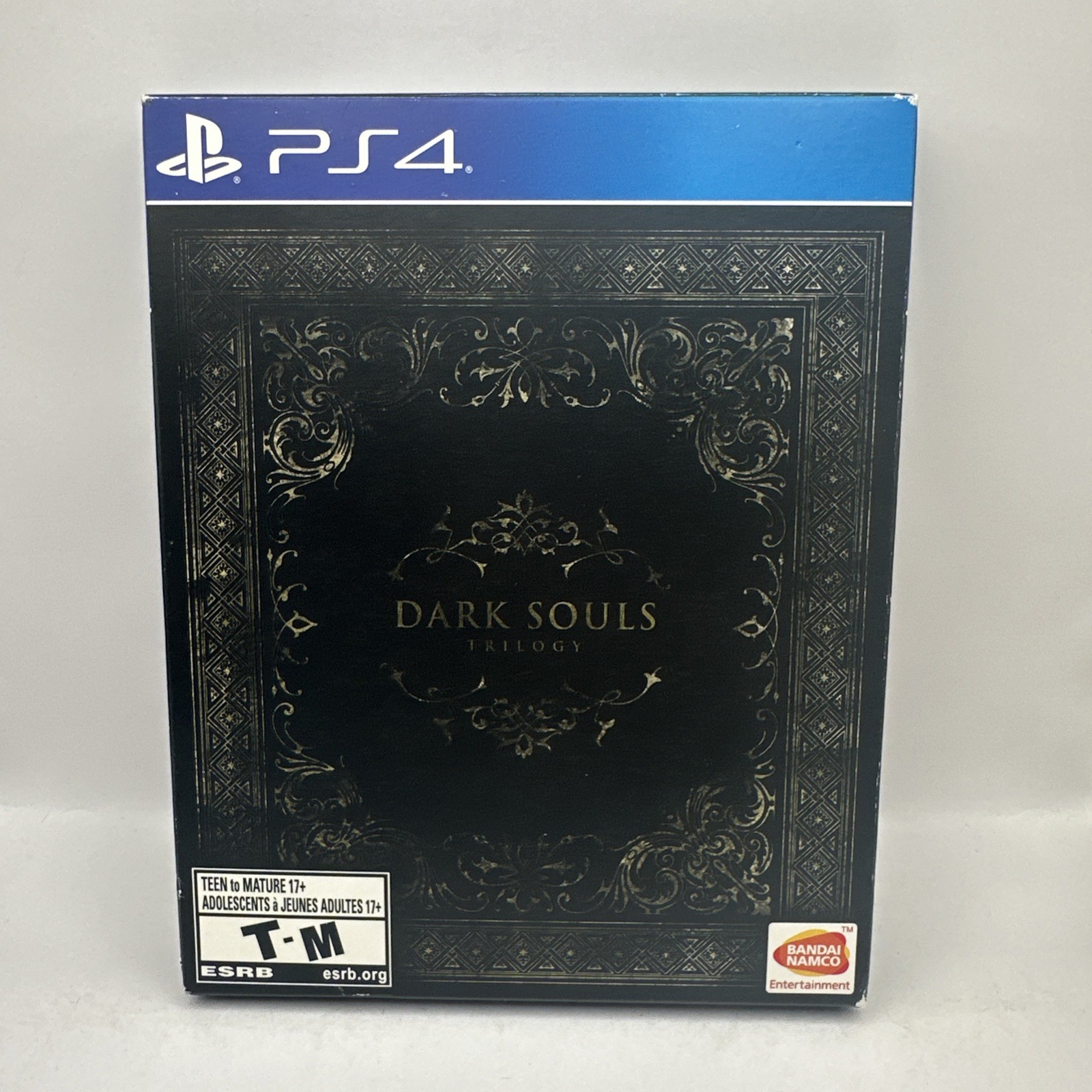 Dark Souls Trilogy Steelbook PlayStation 4 PS4 CIB EXCELLENT Bandai Namco