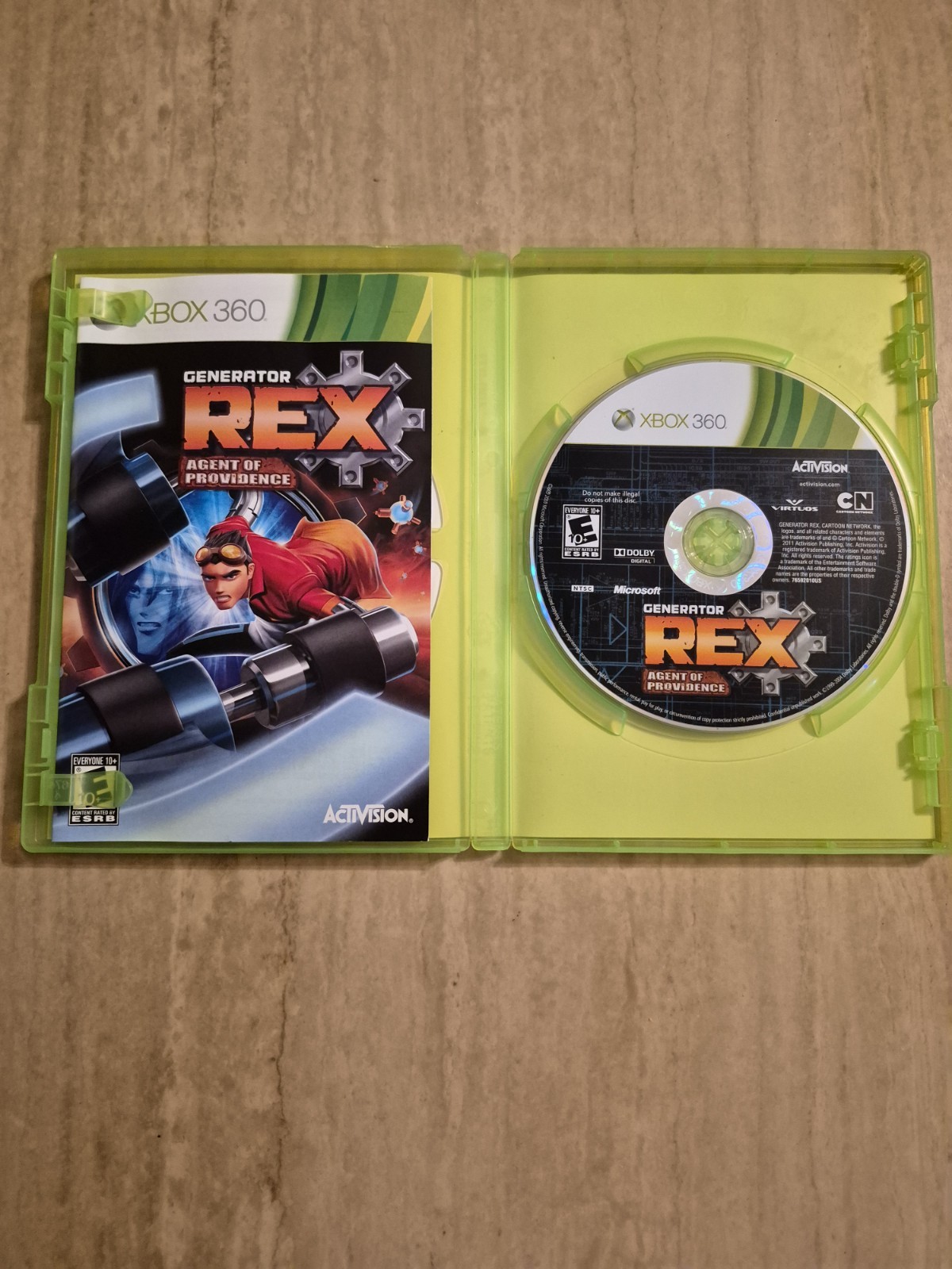 Generator Rex Agent of Providence Xbox 360 Complete CIB