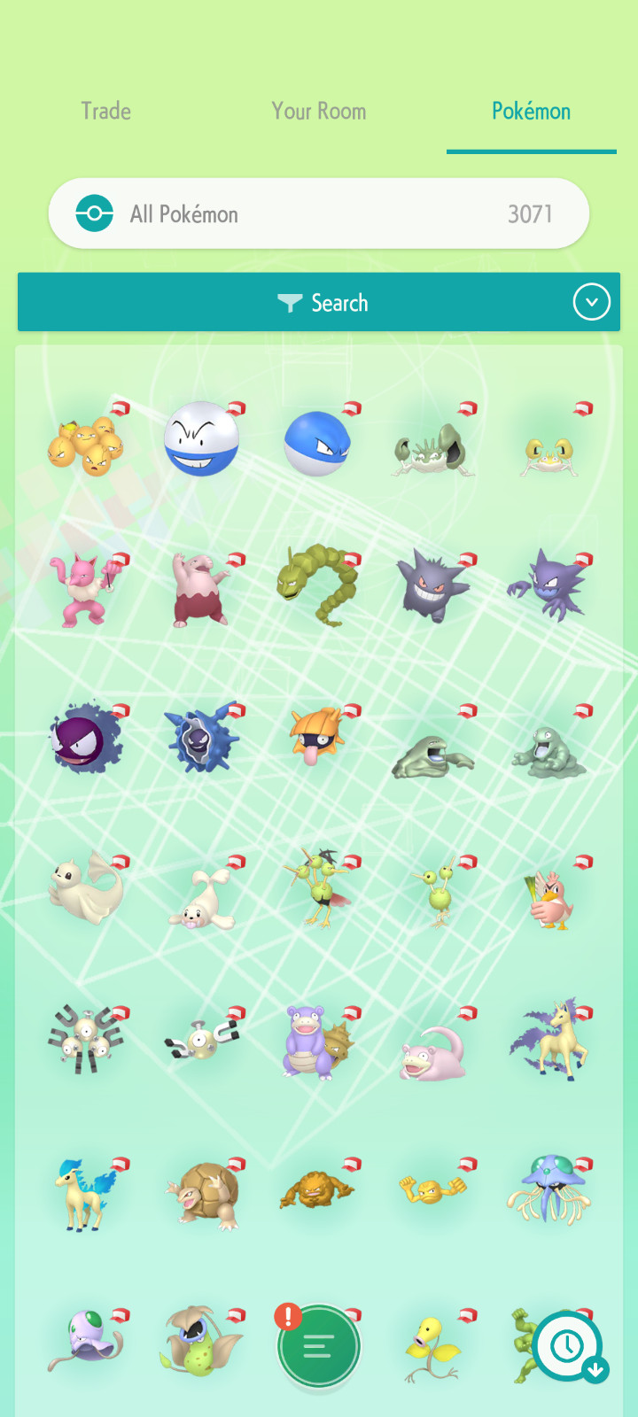 Pokémon HOME Gen 1-2 VC Shiny Living Dex Complete Pokedex 1-251 Virtual Console