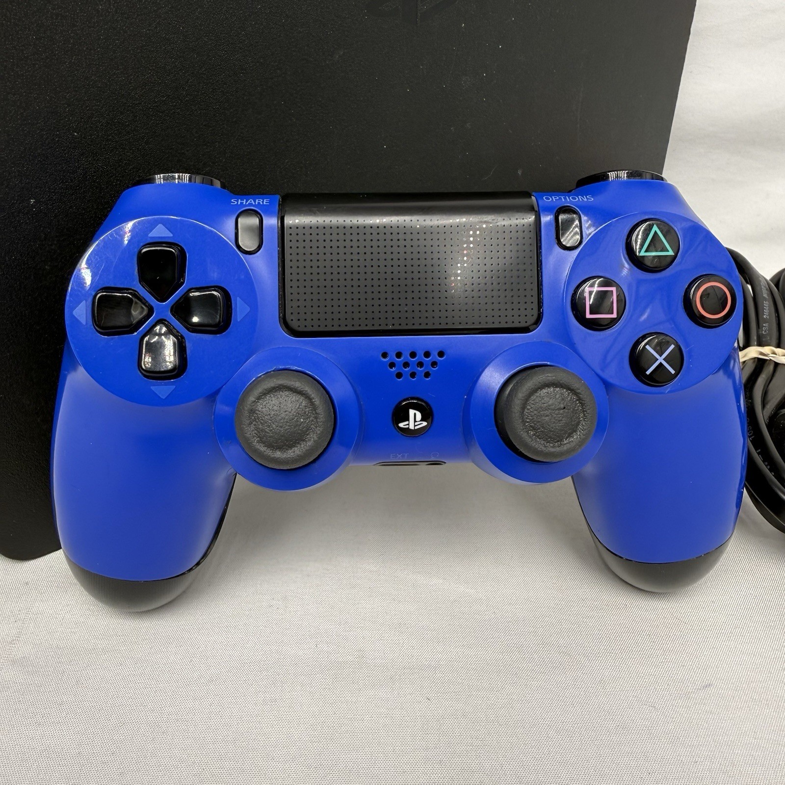 PS4 Slim Console w/ Controller & Cables – Tested – Works great! PlayStation 4