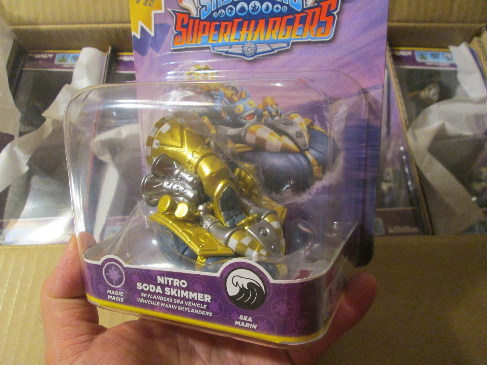 Skylanders SuperChargers NITRO SODA SKIMMER MAGIC VEHICLE EXCLUSIVE TARGET NEW