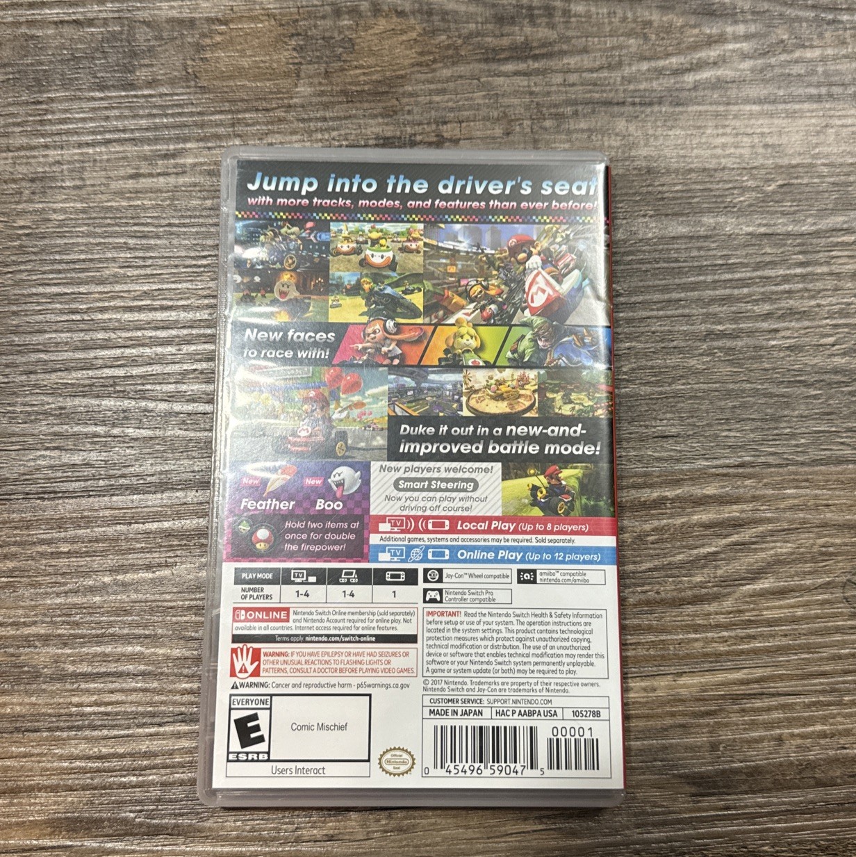Mario Kart 8 Deluxe Nintendo Switch CIB, Tested Working