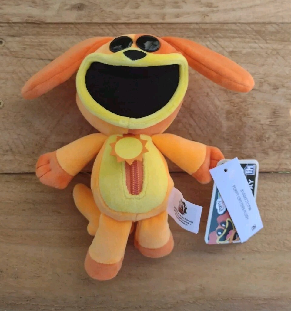 Poppy Playtime Smiling Critters 8″ Dogday Plush 2024 Official By Phat Mojo