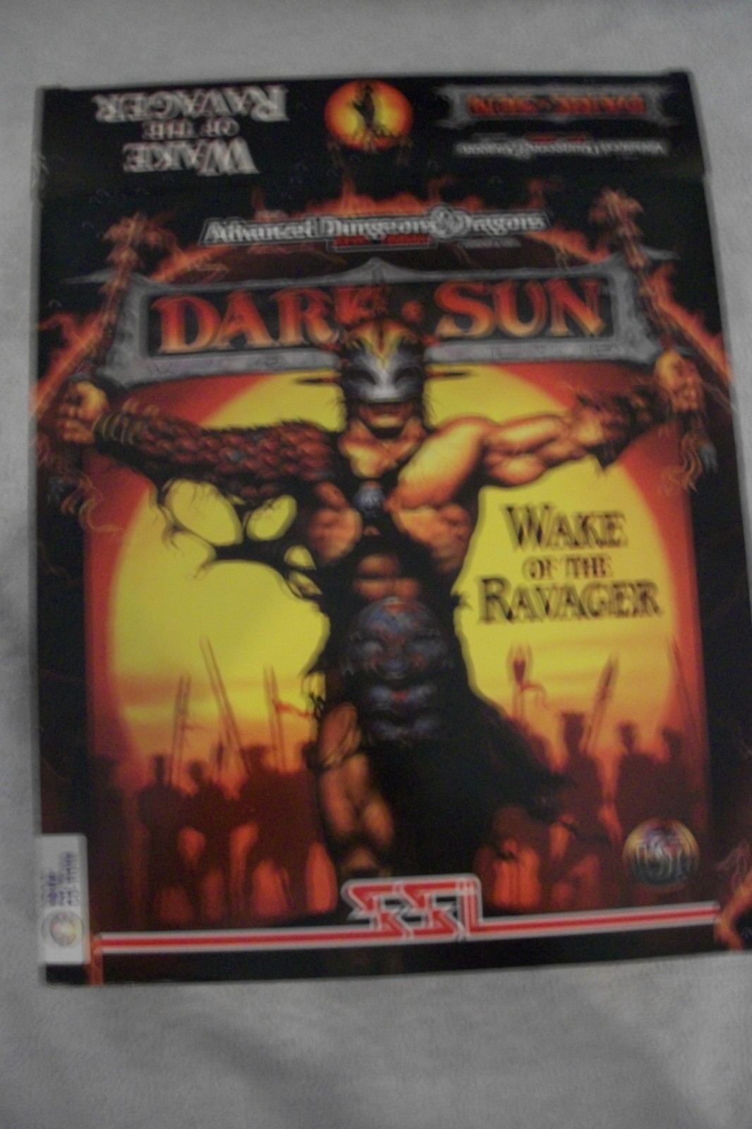 DUNGEONS & DRAGONS DARK SUN WAKE OF THE RAVAGER SSI CD-ROM CLUE BOOK INCLUDED