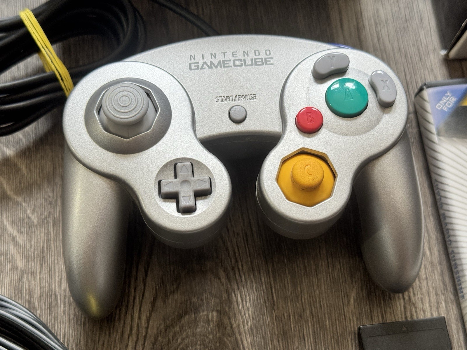 Nintendo GameCube Platinum Bundle with Original Box + Super Mario Sunshine NICE!
