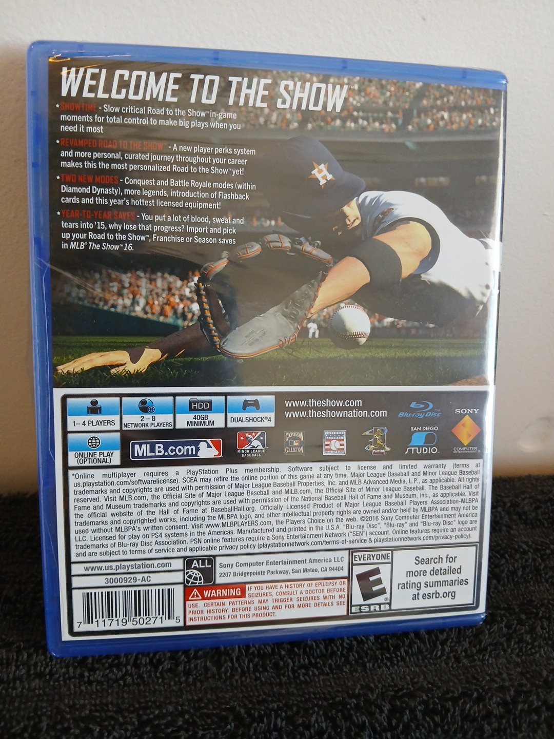 MLB The Show 16 – PlayStation 4 – Video Game – Mint