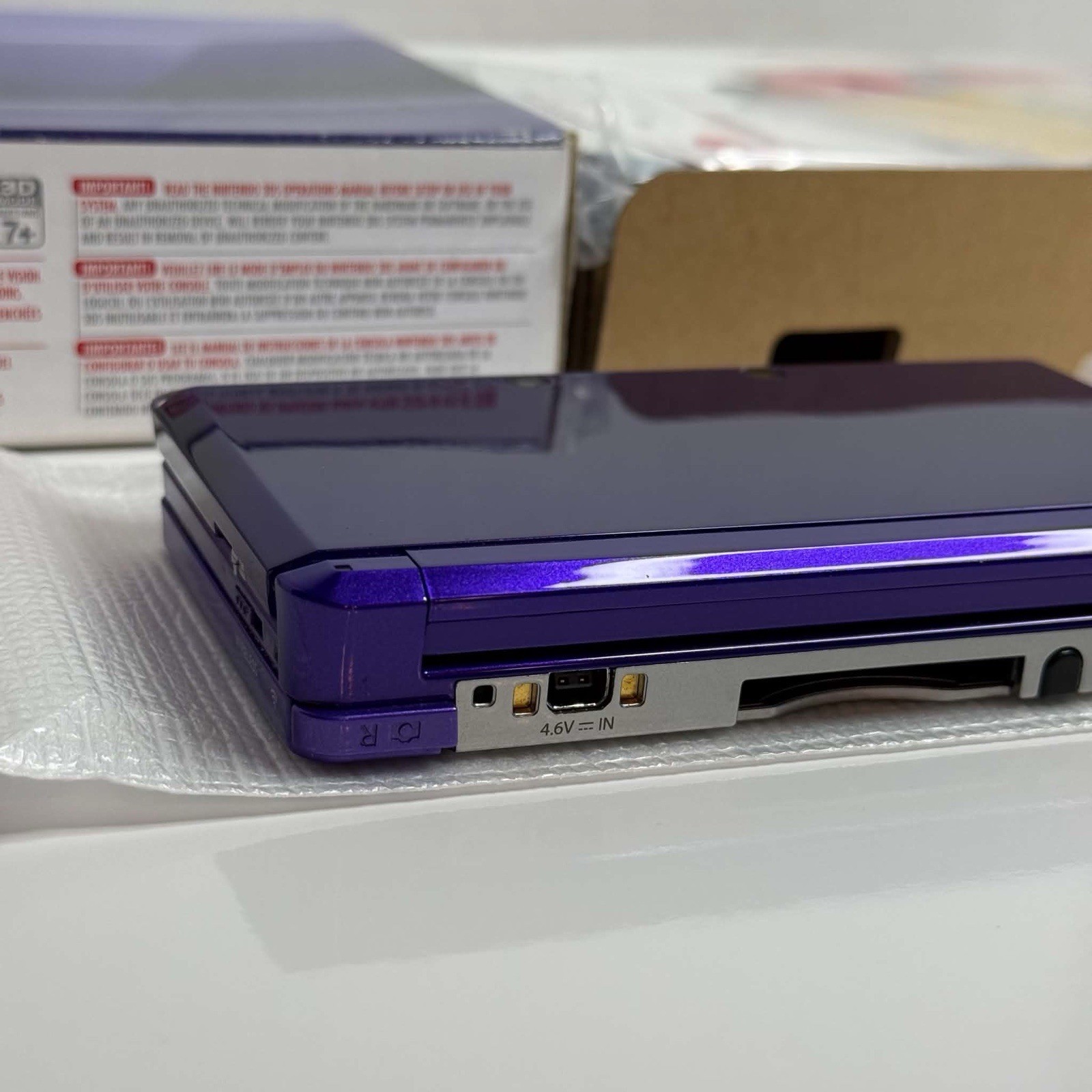 Nintendo 3DS Midnight Purple Console – Complete CIB In Box – CLEAN SYSTEM