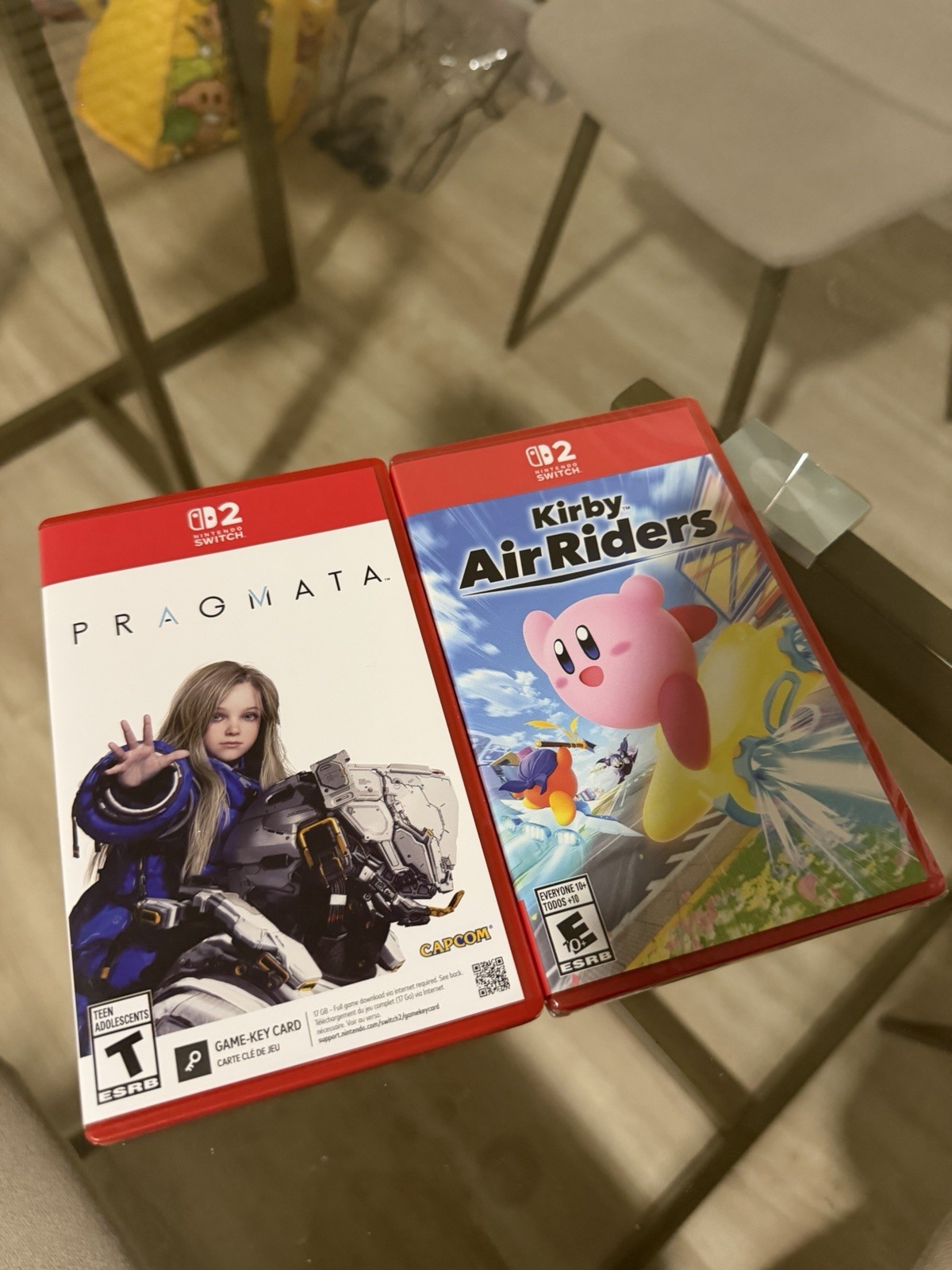 Nintendo Switch 2 Game Lot Pragmata + Kirby Air Riders