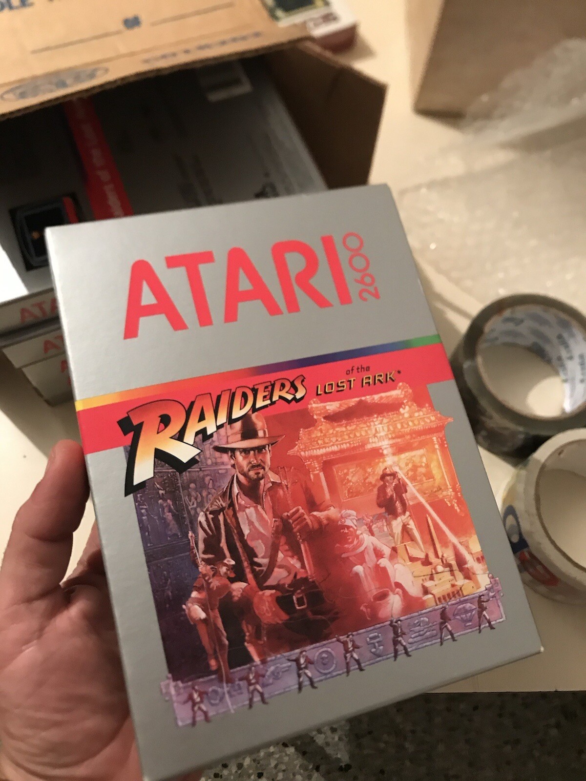 Raiders of the Lost Ark Atari 2600. Factory Box 6 Sealed Games. MINT. Genuine ✅✅