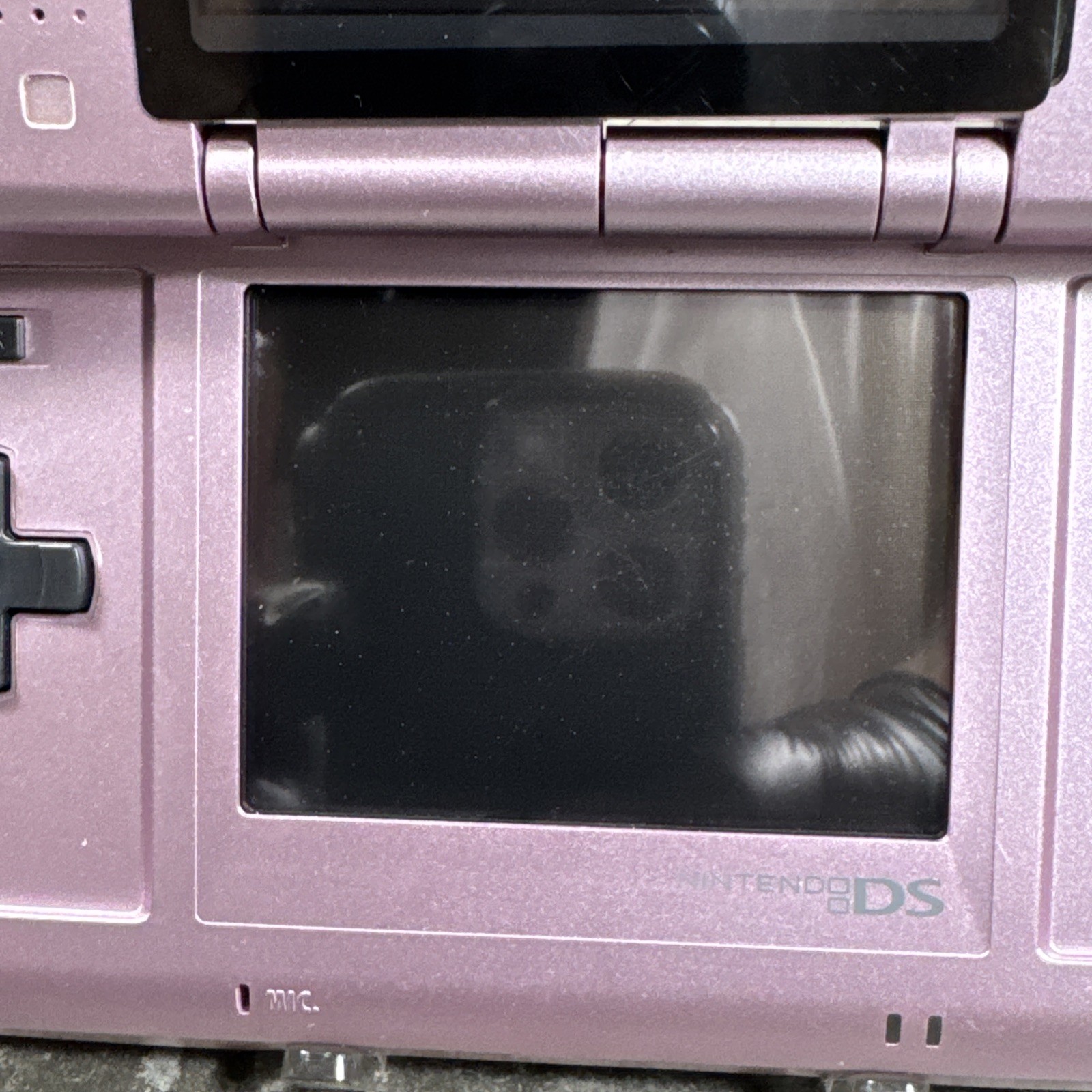Nintendo DS OG Original Console (NTR-001) Pink w/ OEM Charger Stylus & Case