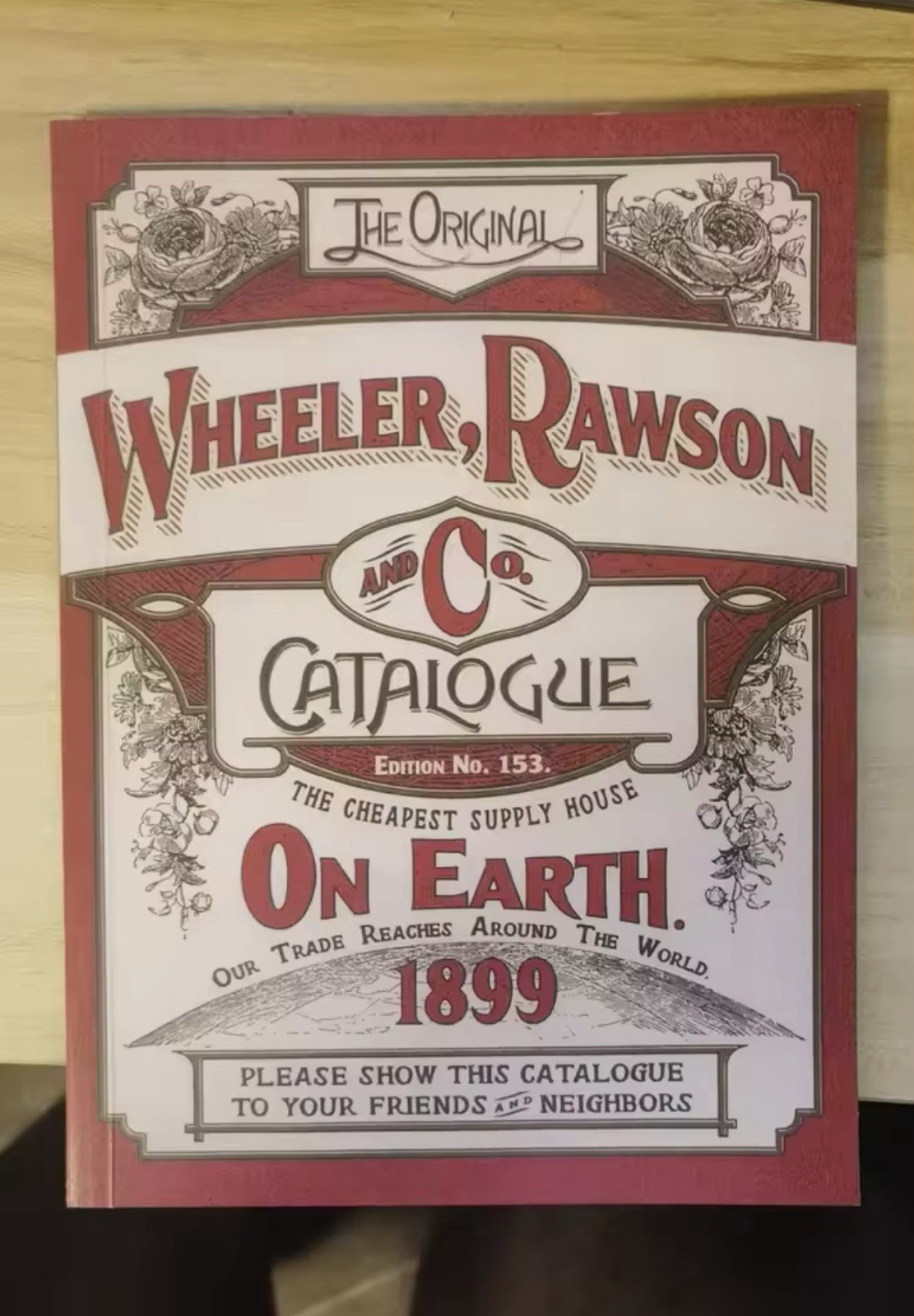RDR2 Wheeler Rawson Co Catalog Replica Red Dead Redemption 2 Book Gift Arthur M.