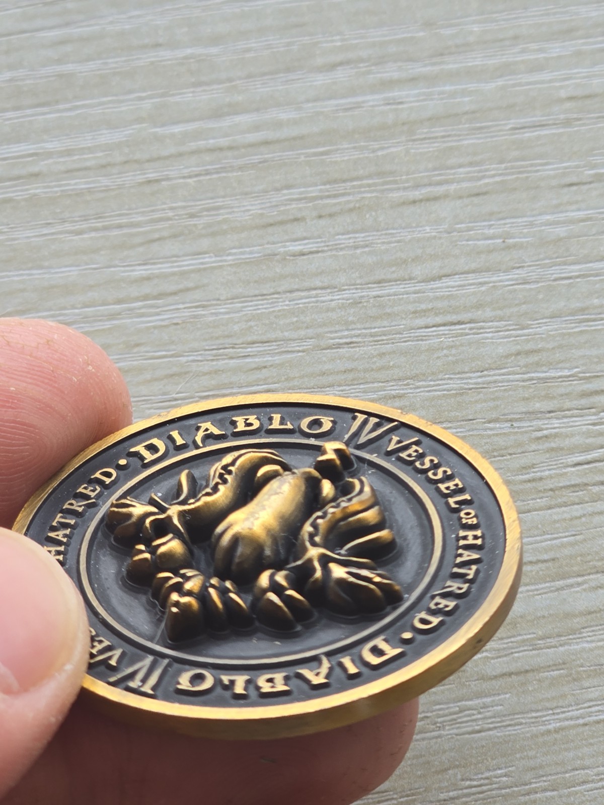 Diablo 4 IV Vessel Of Hatred Coin Medal Spiritborn EAGLE Gamescom Blizzard Promo