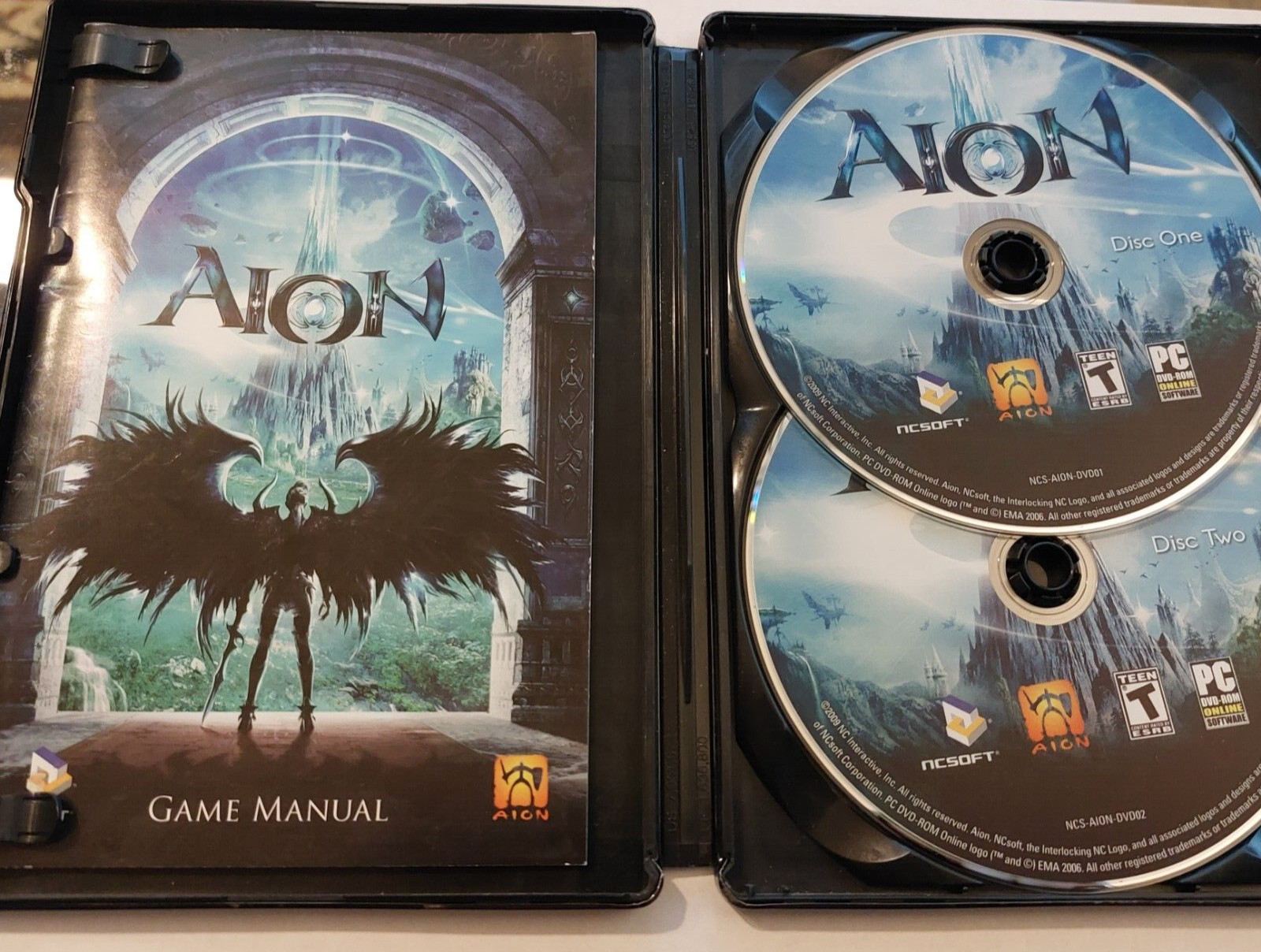 Aion Steelbook Online PC Computer Video Game Collector’s Edition Complete Excell