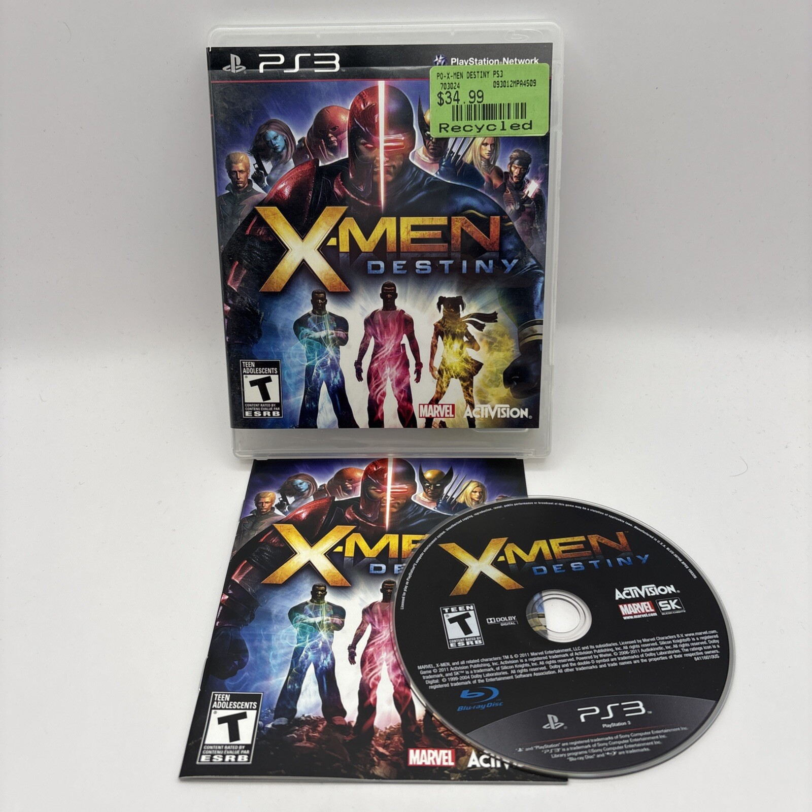 X-Men: Destiny (Sony PlayStation 3, PS3) CIB Complete