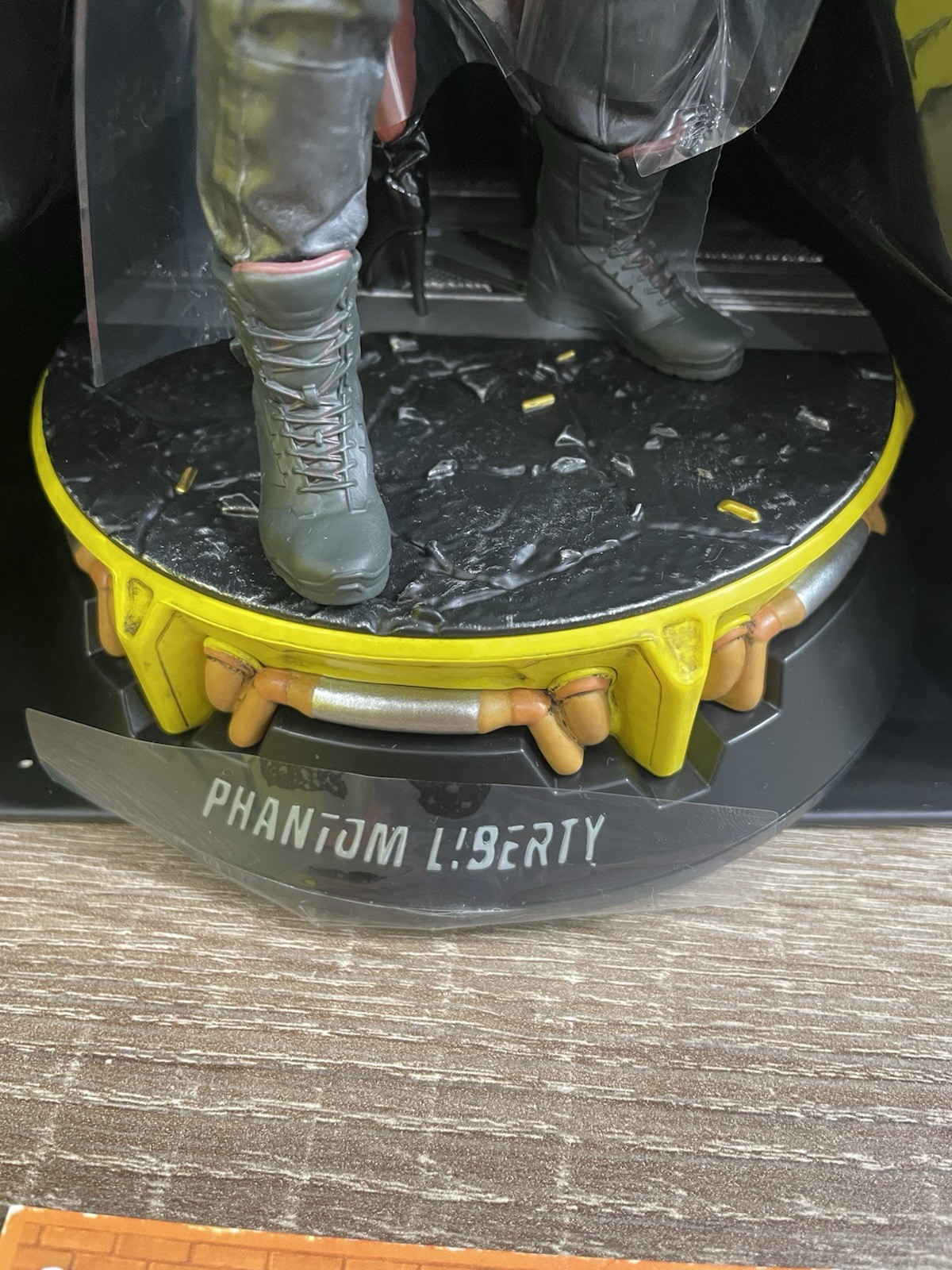 ⚠️ Cyberpunk 2077 Figure Phantom Liberty Secret Agent Gear Figurine CIB 🤖