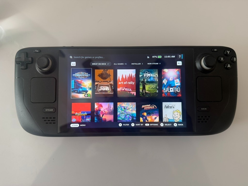 Valve Steam Deck 512GB LCD Handheld Gaming Console w/ Original Case – Excellent