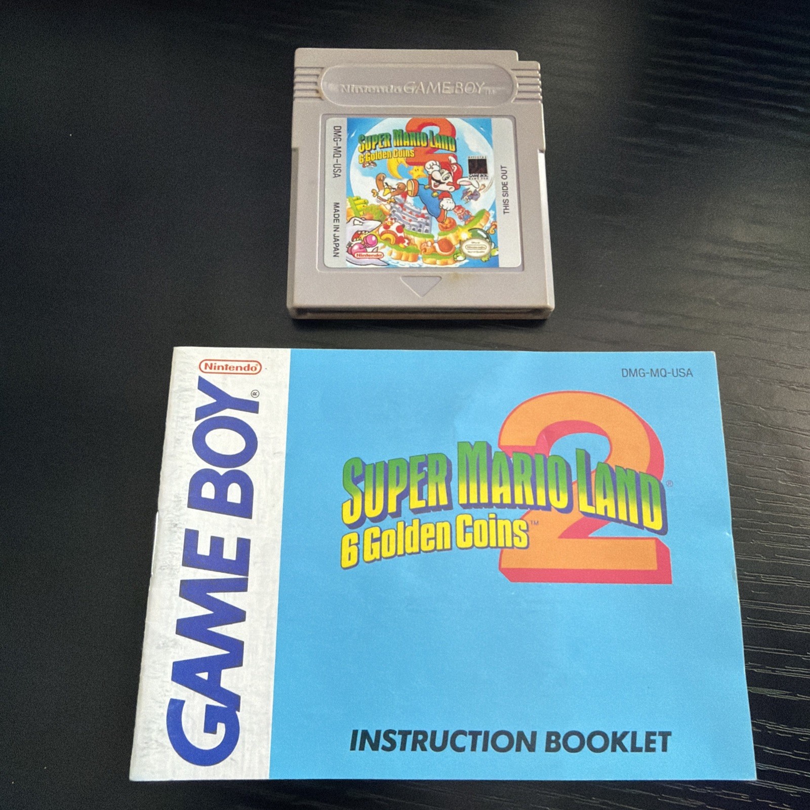 Super Mario Land 2: 6 Golden Coins (Nintendo Game Boy) Authentic with manual
