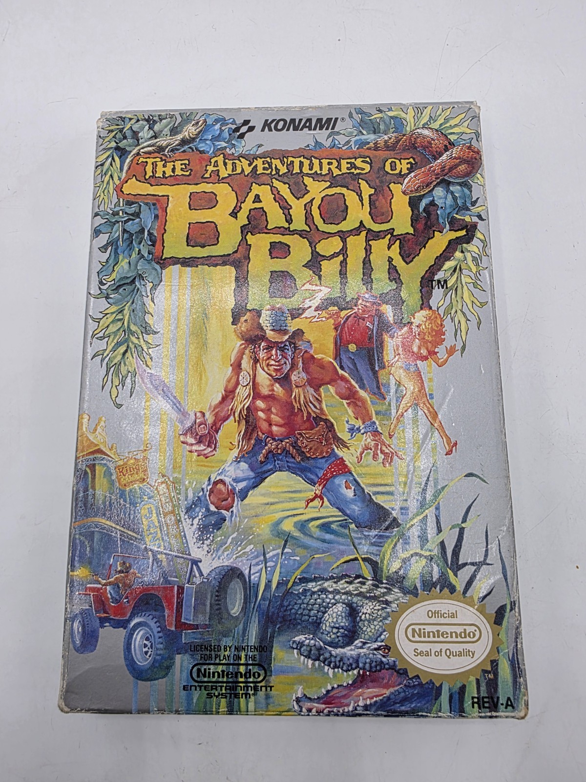 Adventures of Bayou Billy Nintendo NES 1989 CIB w/Manual Tested Oval Seal