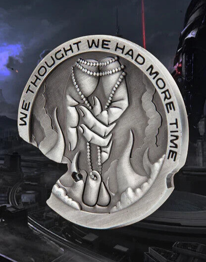 BioWare Officially Licensed Mass Effect The fall of Earth Challenge Coin