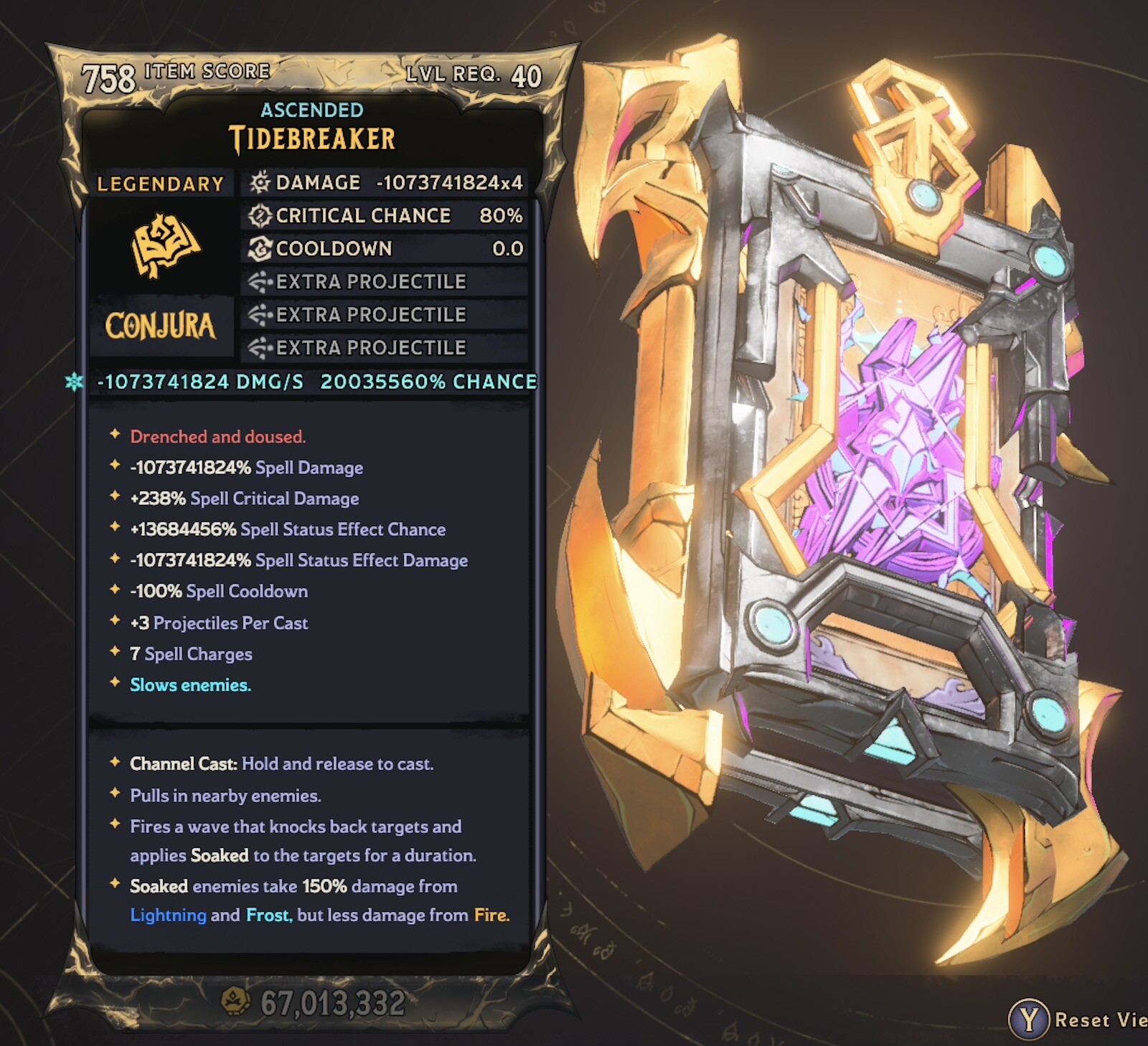 Tiny Tinas Wonderlands Level 40 Godmode 10 Modded Spells XBOX ONE X/S PS4 PS5 PC