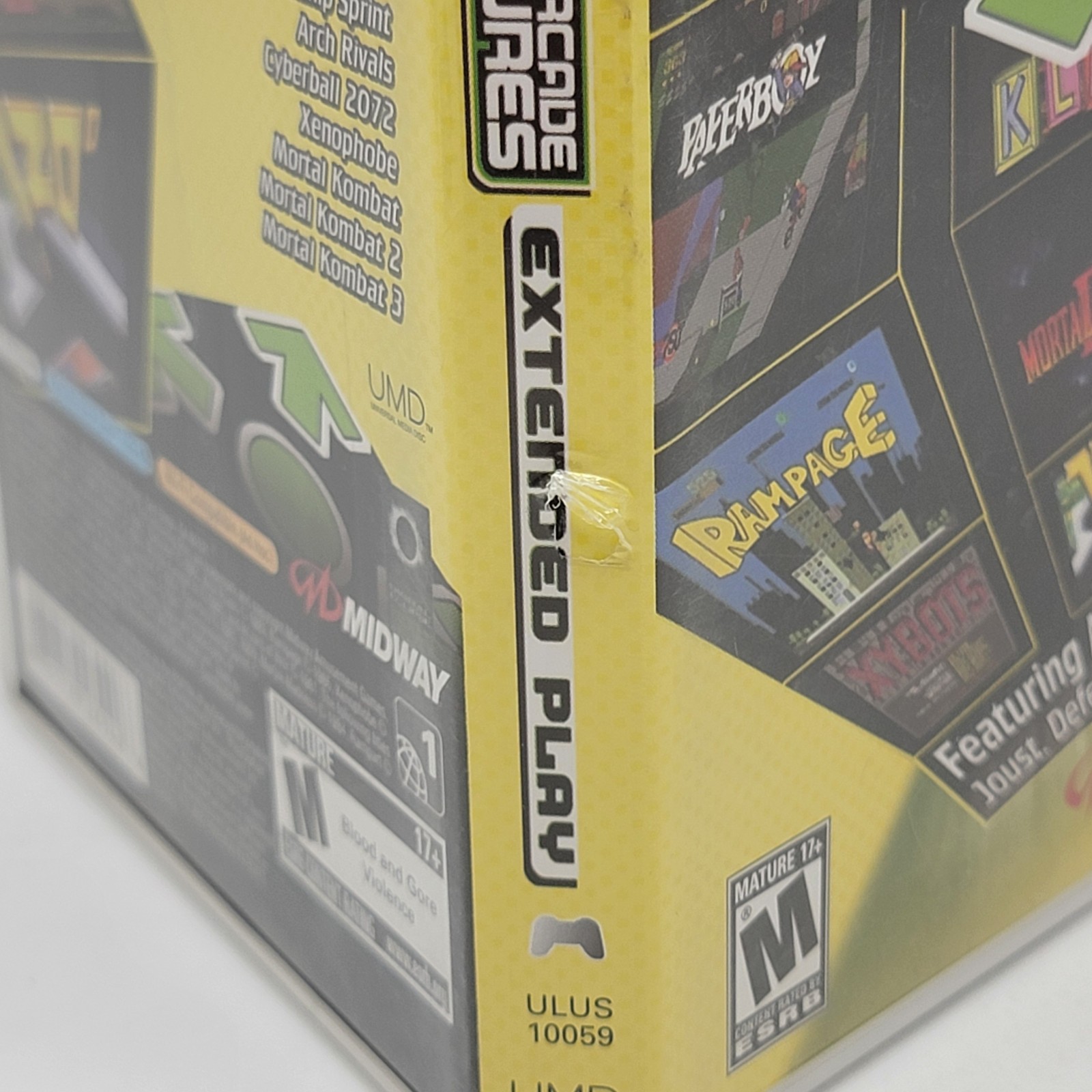 Midway Arcade Treasures Extended Play (Sony PSP, 2005) – Complete w/ Manual