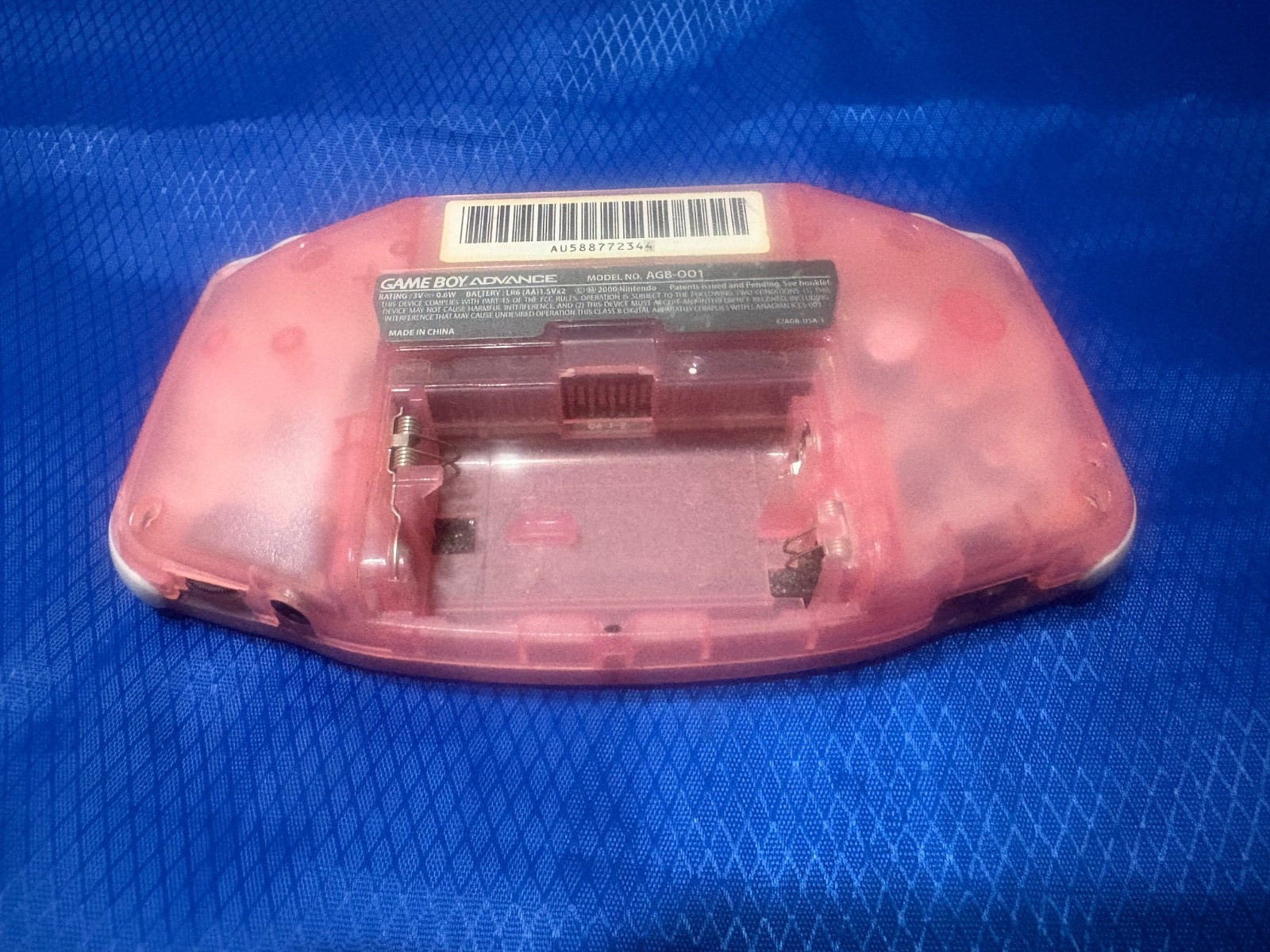 Nintendo Game Boy Advance Handheld System AGB-001 Fuschia Pink
