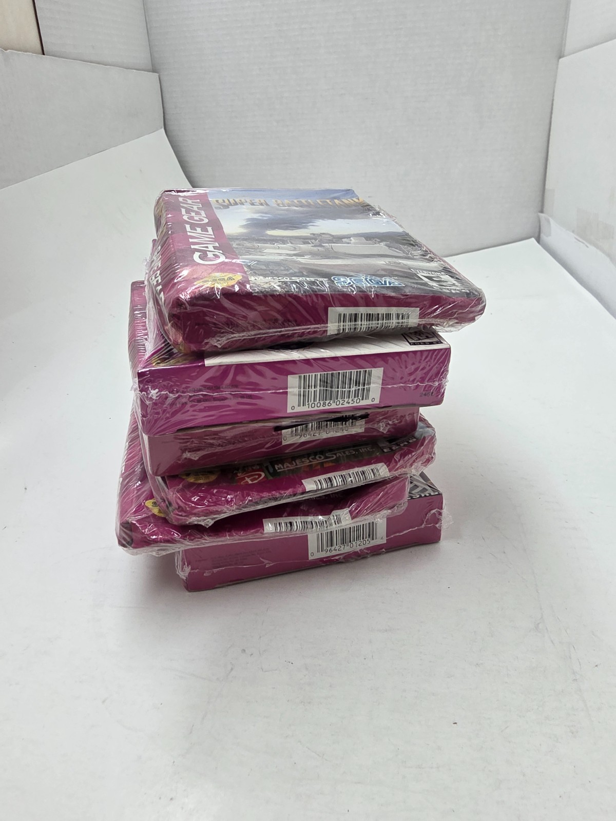 6 NEW Sega Game Gear Games Damaged boxes Aladdin,Jungle Book,Lion King,Tank #C2