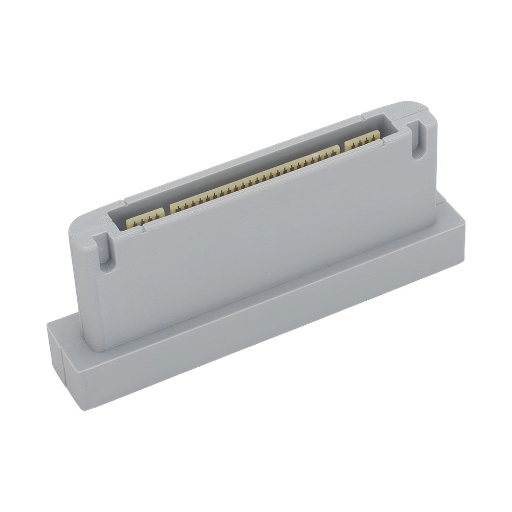 SFC ⇄ SNES Cartridge Adapter – For Super Nintendo & Super Famicom Plug-In Gray
