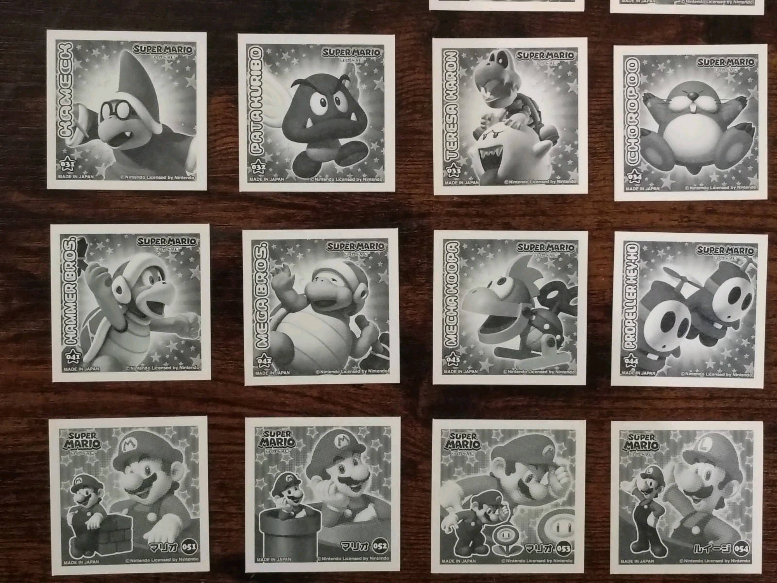 *COMPLETE* #1-60 SUPER MARIO Ensky Sticker Collection Japan Nintendo Exclusive