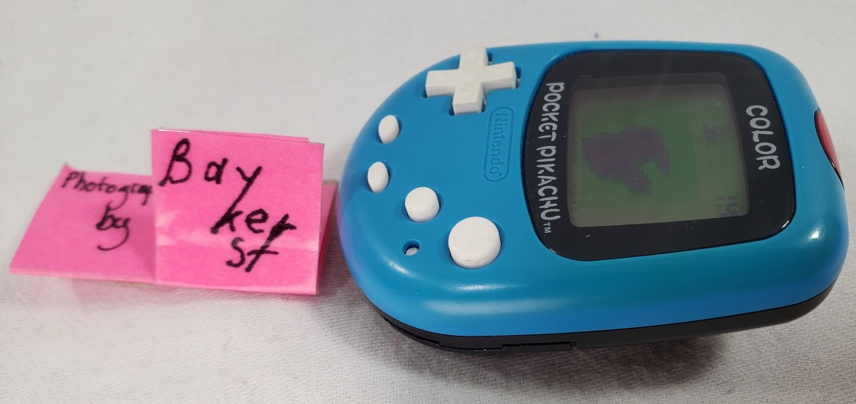 Pocket Pikachu 2 Color LCD Virtual Pet Pedometer Game Solid Blue MPG-002 Japan