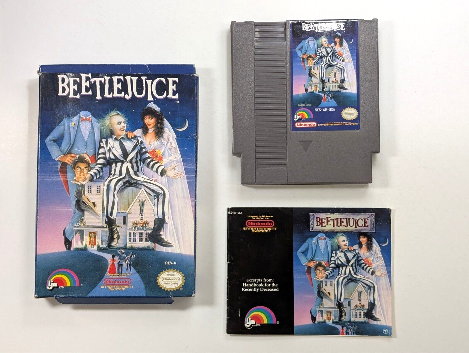 Beetlejuice Nintendo NES in box authentic