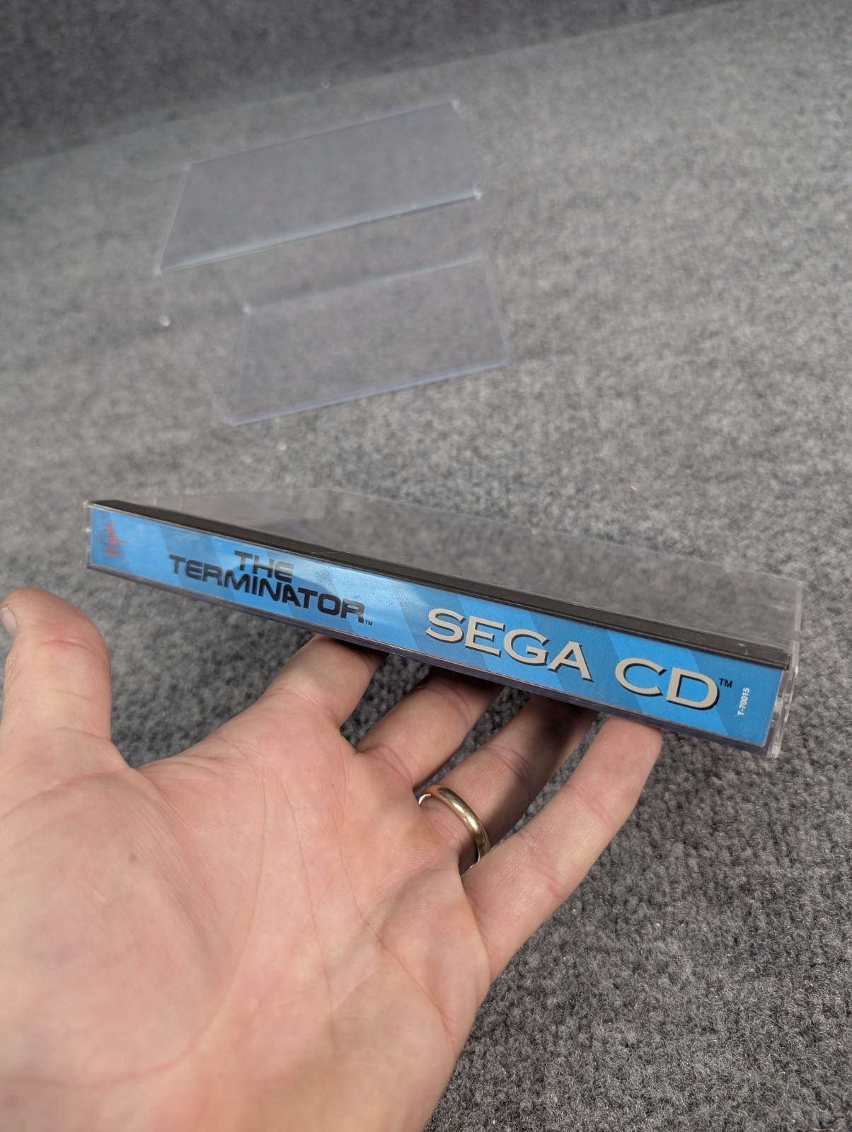 Terminator (Sega CD, 1993) cd game + Case
