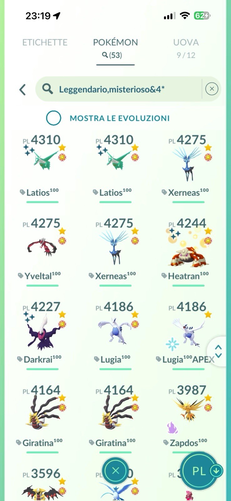 Pokemon Go Accont VIP 🔥1.5 billion stardust🔥✨4 MEWTWO100 SHADOW✨