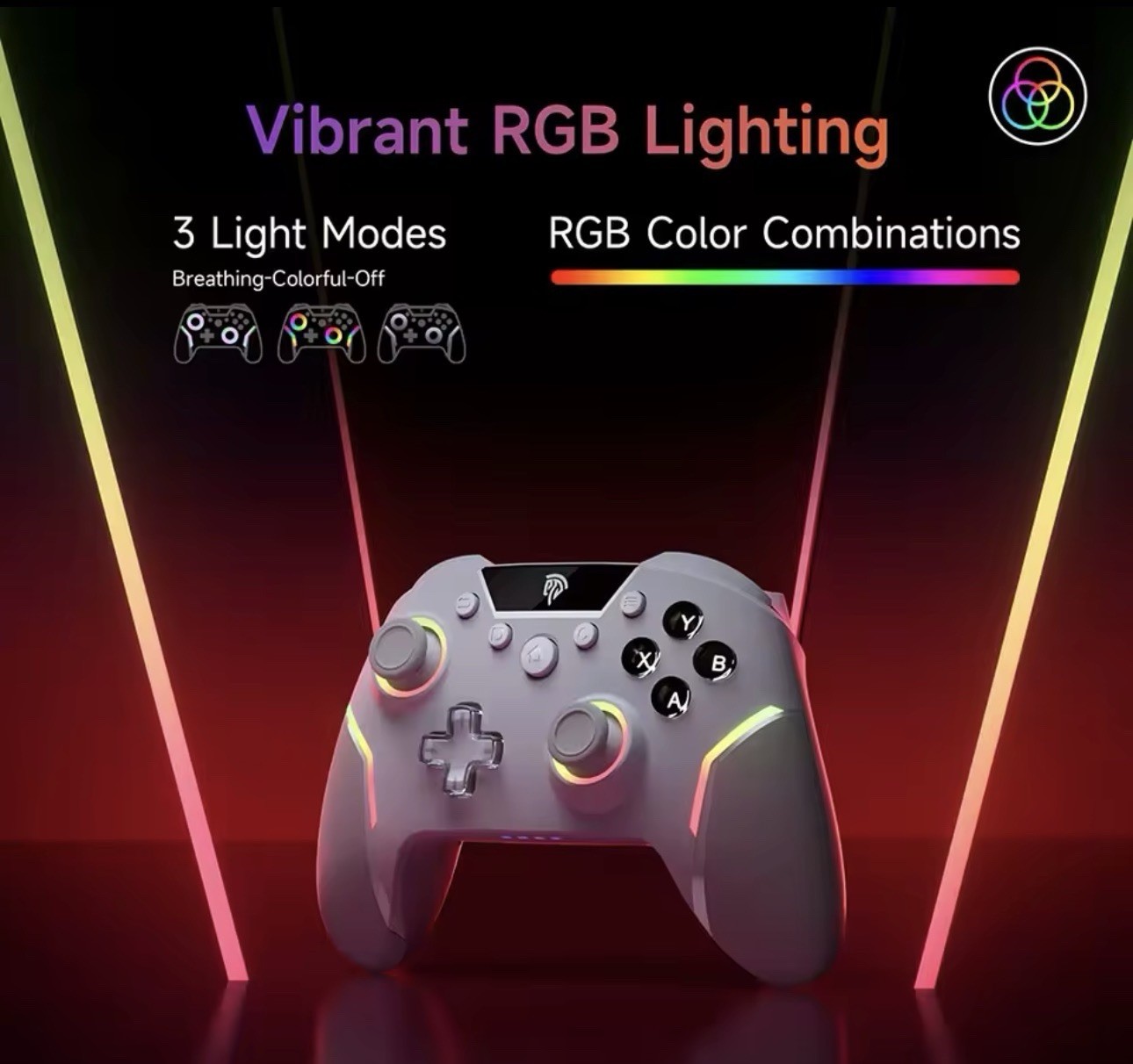 New EasySMX X20 Wireless Gaming Controller & Case RGB PC Switch Mobile Steam Etc