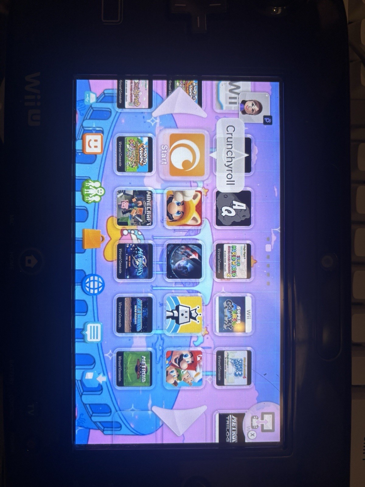 Nintendo Wii U 32GB Console Black w/ GamePad Cords Wi-Fi 1080p NTSC-U HDMI
