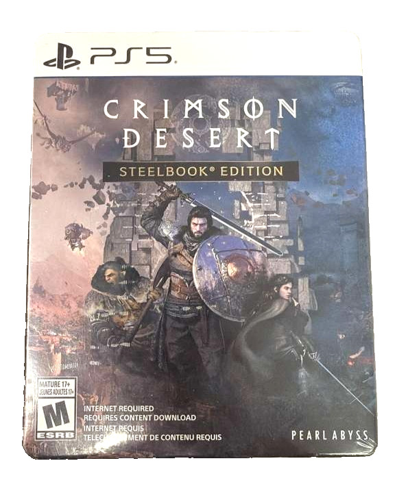 Crimson Desert Steelbook Edition (Sony PlayStation 5) BRAND NEW SEALED