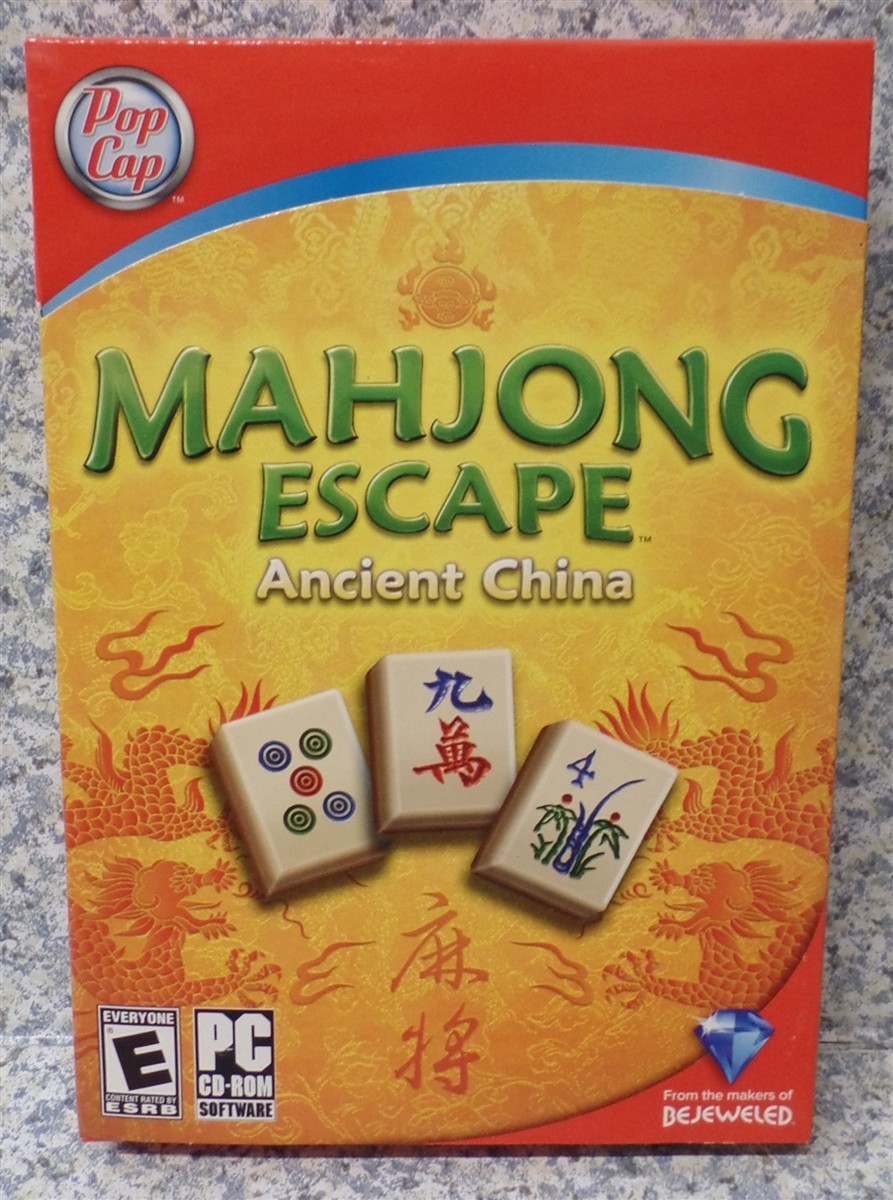 Video Game PC Mahjong Escape Ancient China NEW SEALED BOX