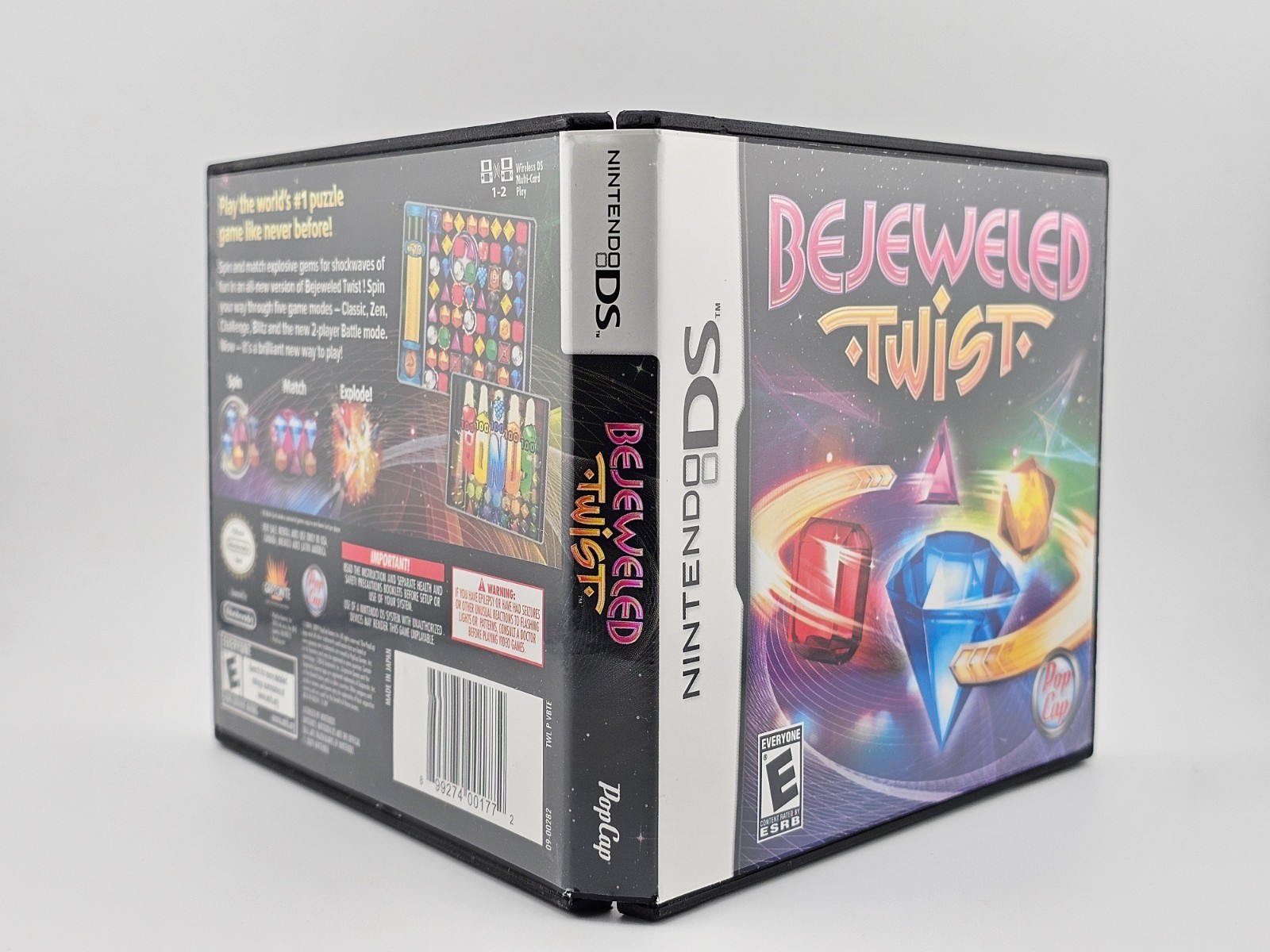 Nintendo DS Bejeweled Twist CIB Cleaned & Tested