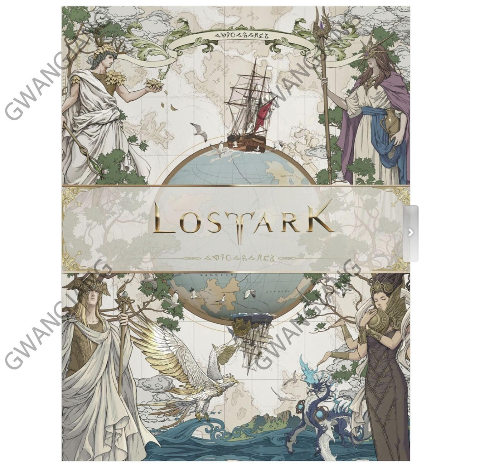 Lost Ark Official Set Up Book Art Book Korean Fun Famous Game History Kpop Hot