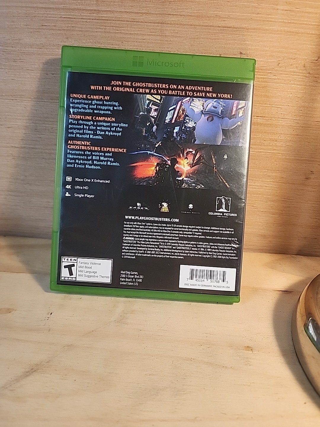 Ghostbusters: The Video Game Remastered (Microsoft Xbox One, 2019)