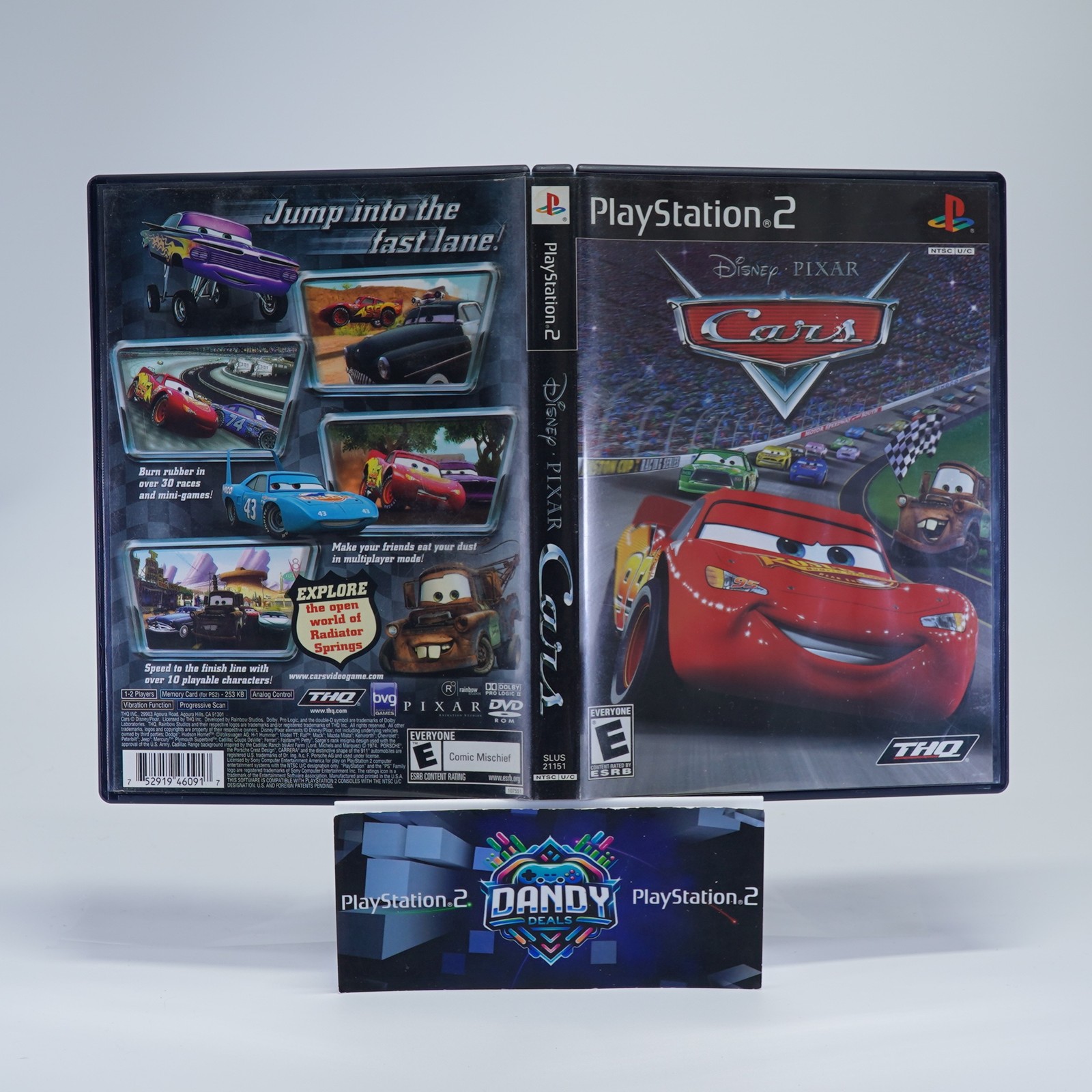 Cars PS2 Black Label – CIB W/ Manual – PlayStation 2