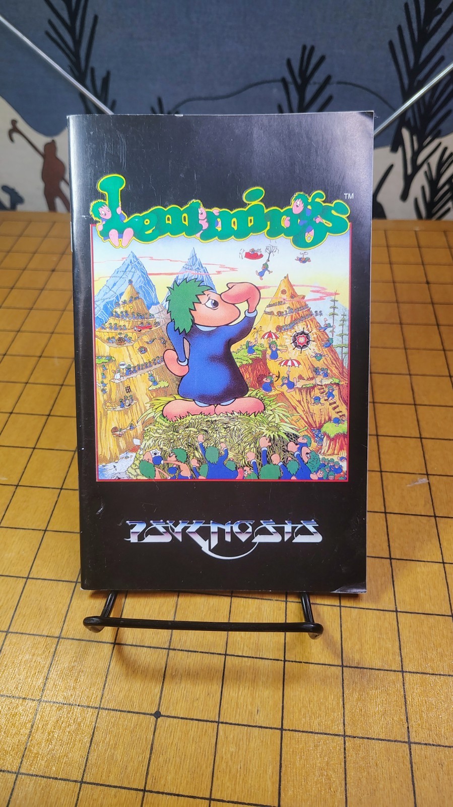 LEMMINGS (1991 Psygnosis) DOS — Game Manual Only